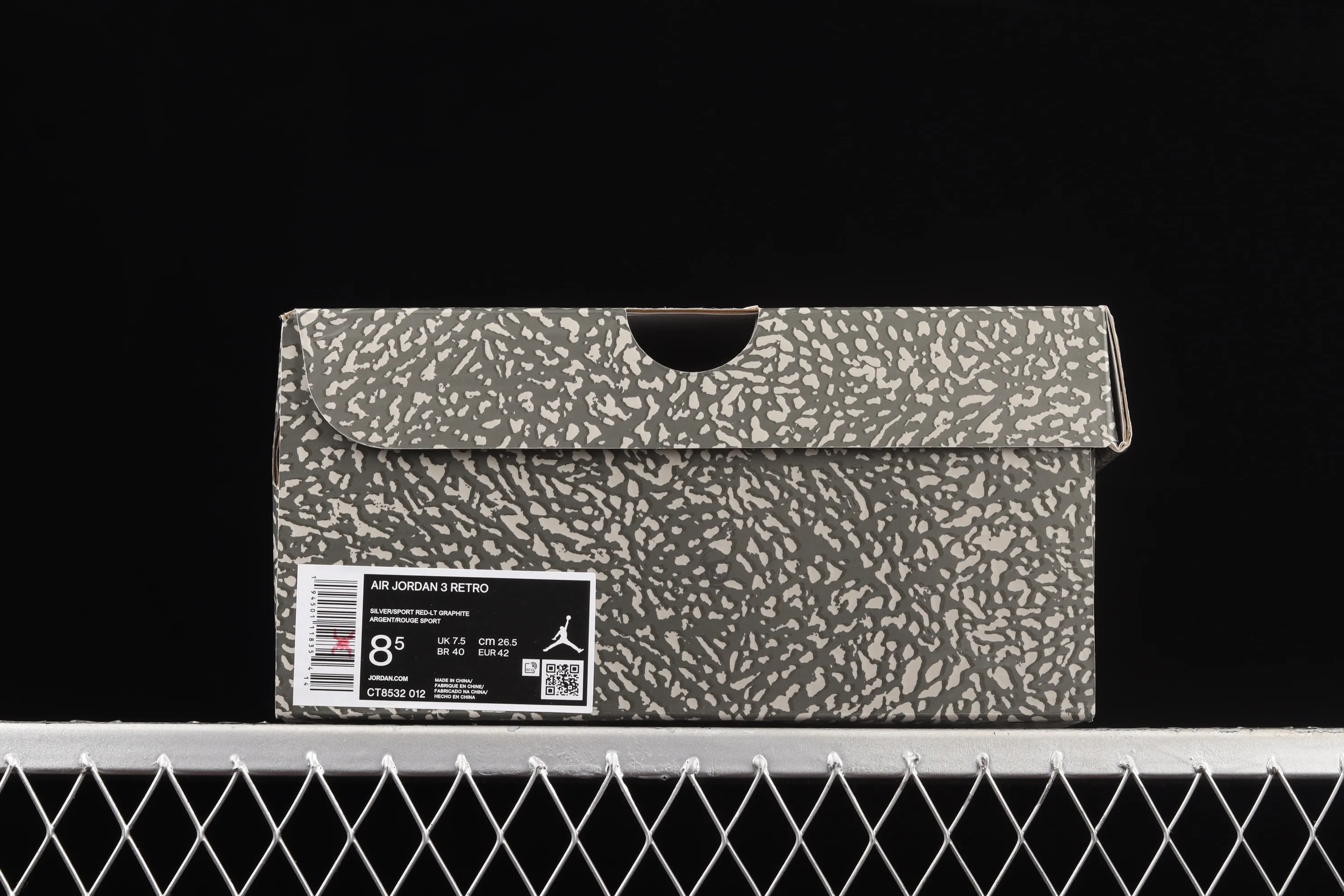All categories Air Jordan Jordan series basketball shoes Air Jordan 3 #ZG version Air Jordan 3 Retro "Cool Grey" AJ3 Joe 3 cool gray basketball shoes CT8532-012